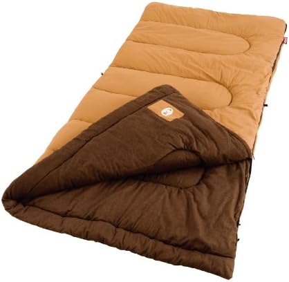 Coleman Dunnock 20°F Big ‘n Tall Sleeping Bag, Cold-Weather Sleeping Bag Fits Adults up to 6ft 4in, Machine Washable, Flannel Liner - Image 2