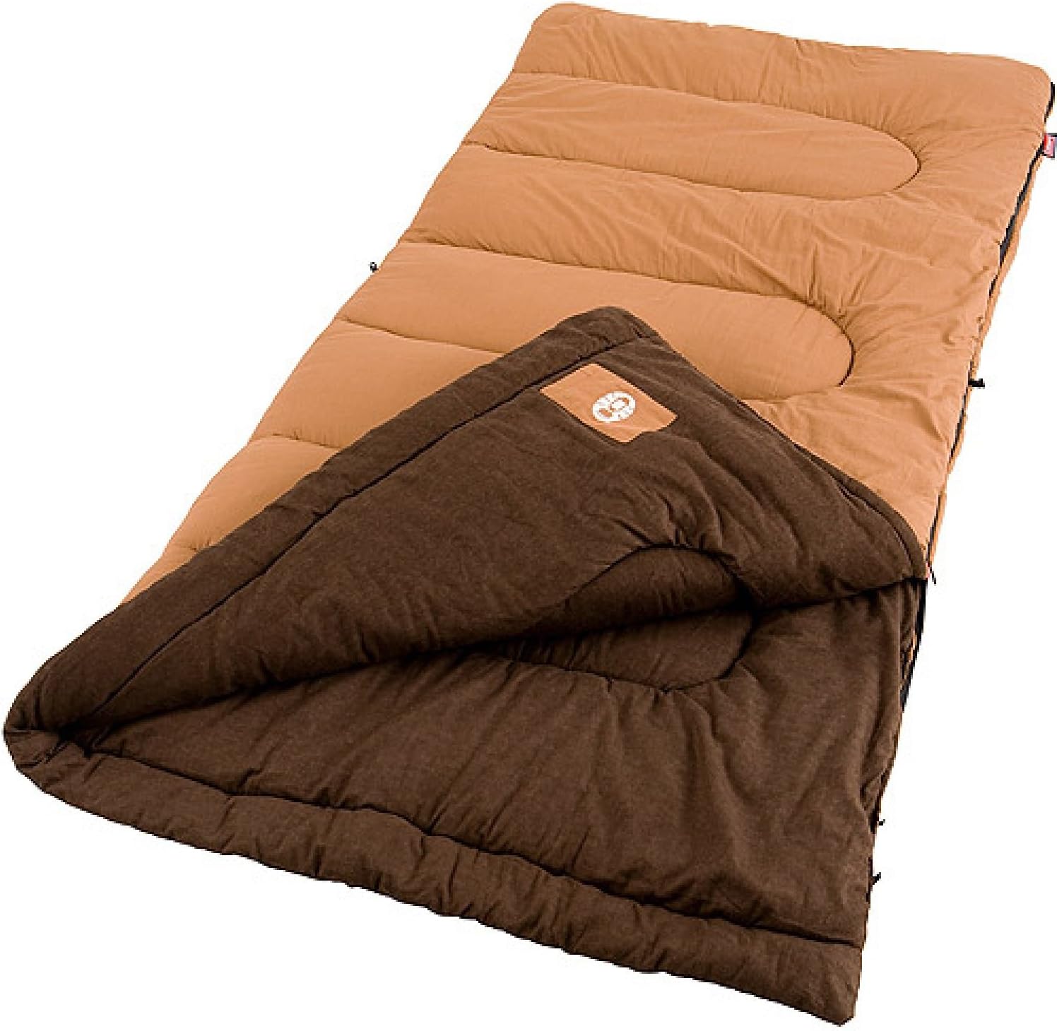 Coleman Dunnock 20°F Big ‘n Tall Sleeping Bag, Cold-Weather Sleeping Bag Fits Adults up to 6ft 4in, Machine Washable, Flannel Liner - Image 7